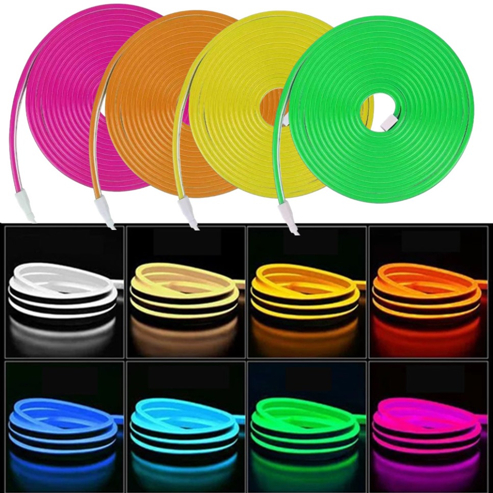 Outdoor Power Strip Weatherproof - Dải đèn neon 1-5m 6mm LED