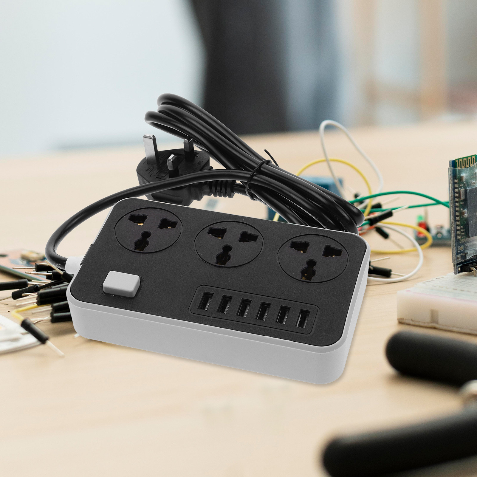 Travel Power Strip USB Port Ve - đánh giá và giá Outdoor Use Power Strip